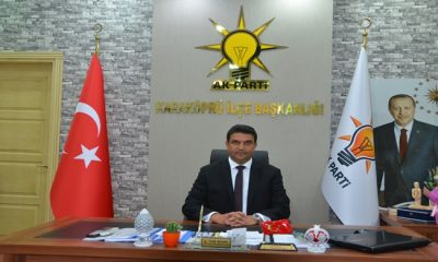 AK Parti Karaköprü İlçe Başkanı Sait Ağan`dan 30 Ağustos Zafer Bayramı Mesajı