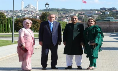 Cumhurbaşkanı Erdoğan, Pakistan Cumhurbaşkanı Alvi ile görüştü