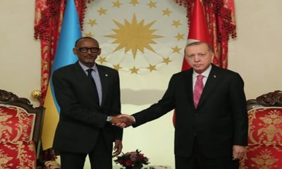 Cumhurbaşkanı Erdoğan, Ruanda Cumhurbaşkanı Kagame ile bir araya geldi