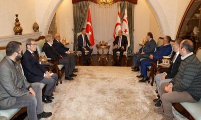 Cumhurbaşkanı Ersin Tatar, Muharip Gaziler Derneği Yalova Şubesi heyetini kabul etti