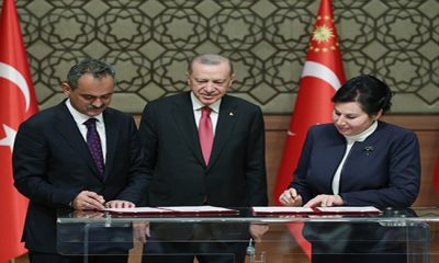 Cumhurbaşkanı Erdoğan, Etik Eğitimi ve Etik Eğitici Yetiştirilmesi İşbirliği Protokolü İmza Töreni’ne katıldı