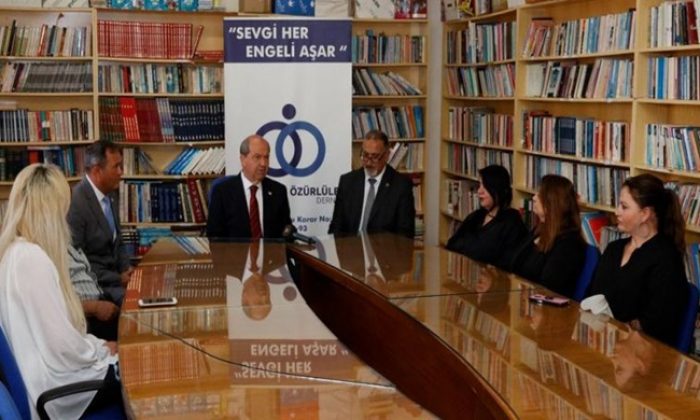 Cumhurbaşkanı Ersin Tatar, Kıbrıs Türk Ortopedik Özürlüler Derneği ve KKTC Engelliler Dayanışma Derneği’ni ziyaret etti