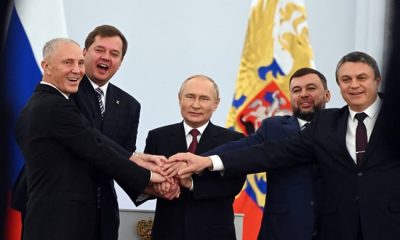 ЛДНР, Херсонская и Запорожская области вошли в состав России
