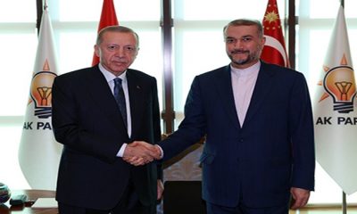 الرئيس أردوغان يستقبل وزير الخارجية الإيراني في العاصمة أنقرة