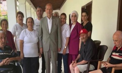 Cumhurbaşkanı Ersin Tatar Kurban Bayramı dolayısıyla Lapta Huzurevi’ni ziyaret etti