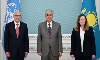 Cumhurbaşkanı Kasım-Jomart Tokayev, BM Genel Sekreter Yardımcısı Vladimir Voronkov’u kabul etti