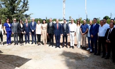 Cumhurbaşkanı Ersin Tatar, Çatalköy İlkokulu’nun yeni binasının temel atma törenine katıldı