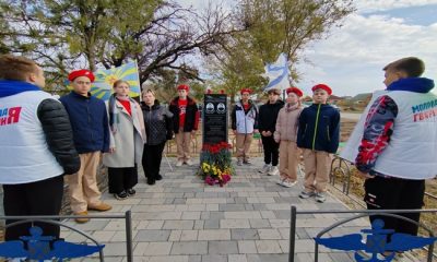 “Tarihsel Hafıza” parti projesinin desteğiyle Rostov bölgesindeki Tsimlyansk’ta pilotlara ait bir anıt restore edildi