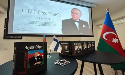 Helsinkidə Ümummilli Lider Heydər Əliyevin anadan olmasının 101 illiyi qeyd edilib