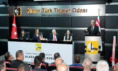 Cumhurbaşkanı Ersin Tatar, Kıbrıs Türk Ticaret Odası’nın 61. Olağan Genel Kurul toplantısına katıldı